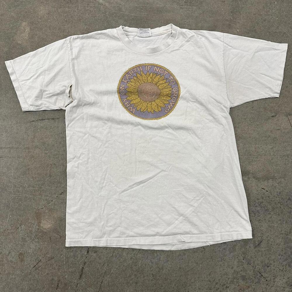 Vintage 90s Why On Earth If Not To Grow Graphic Shirt Size XL